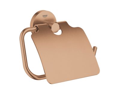Suport hartie igienica cu aparatoare Grohe Essentials brushed warm sunset