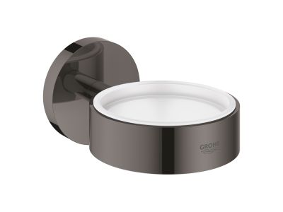 Suport de perete pentru pahar Grohe Essentials, hard graphite