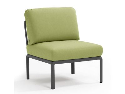Element central Nardi Komodo 5, 72cm, cadru antracit, perne verde avocado Sunbrella