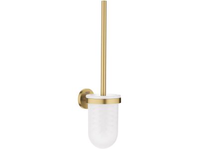Perie wc cu suport de perete Grohe Essentials, brushed cool sunrise