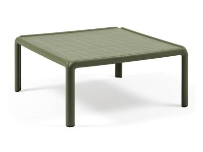 Masuta exterior Nardi Komodo Tavolino, 70x70cm, h32.5cm, verde agave
