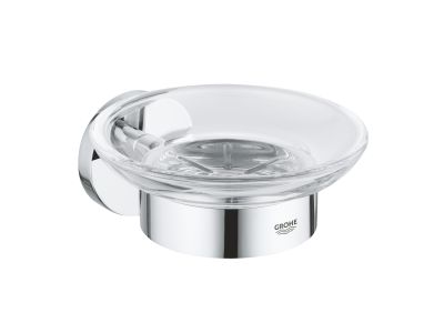 Savoniera cu suport de perete Grohe Essentials, crom