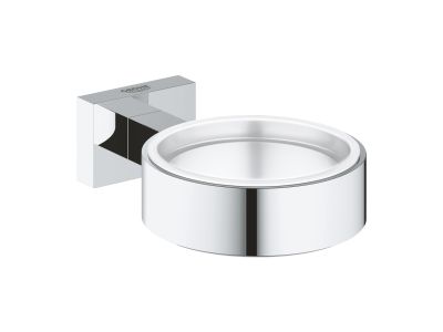 Suport de perete pentru pahar Grohe Essentials Cube, crom