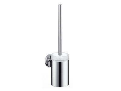 Suport cu perie wc Hansgrohe Logis, crom EXPUS