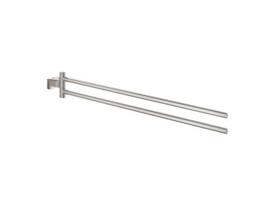 Suport prosop dublu Grohe Essential Cube, supersteel