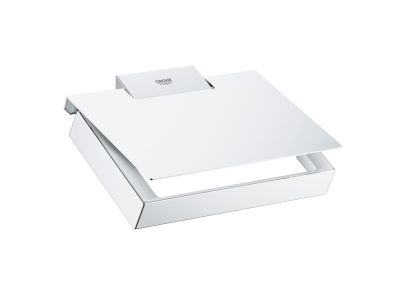 Suport hartie igienica Grohe Selection Cube cu aparatoare, crom