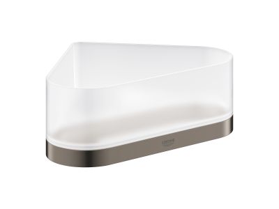 Etajera dus de colt Grohe Selection brushed hard graphite