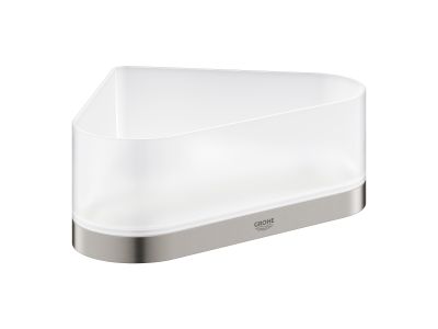 Etajera dus de colt Grohe Selection supersteel