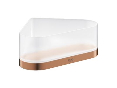 Etajera dus de colt Grohe Selection brushed warm sunset