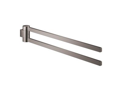 Suport prosop dublu Grohe Selection 40cm, hard graphite