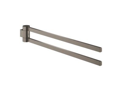 Suport prosop dublu Grohe Selection 40cm brushed hard graphite