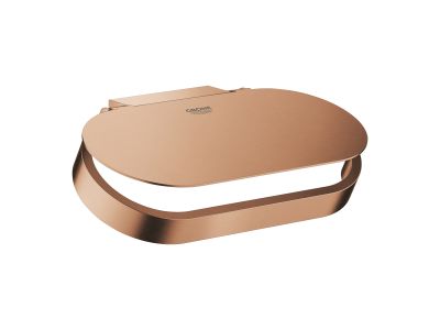 Suport hartie igienica cu aparatoare Grohe Selection, brushed warm sunset