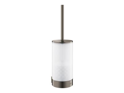 Perie wc cu suport de perete Grohe Selection, brushed hard graphite