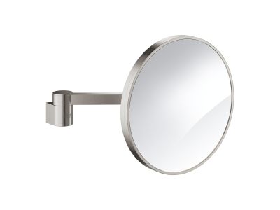 Oglinda cosmetica Grohe Selection de perete, 7x, supersteel