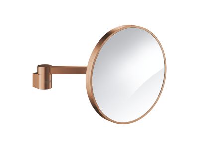 Oglinda cosmetica Grohe Selection de perete, 7x, brushed warm sunset