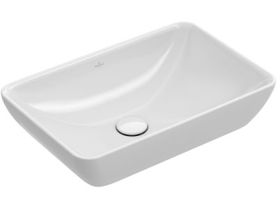 Lavoar tip bol Villeroy & Boch Venticello 55x36cm, cu preaplin, montare pe blat