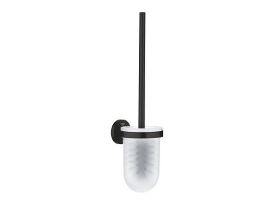 Perie wc cu suport de perete Grohe Start, matte black