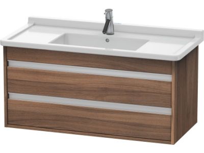 Dulap baza Duravit Ketho 100x46.5cm, 2 sertare inchidere lenta, nuc