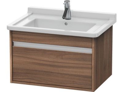 Set mobilier Duravit Ketho cu lavoar Starck 3 si dulap baza 80cm cu un sertar, nuc