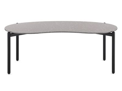 Masuta Kartell Undique design Patricia Urquiola, 119x59x44cm, baza metalica, top ceramic, gri Terrazzo