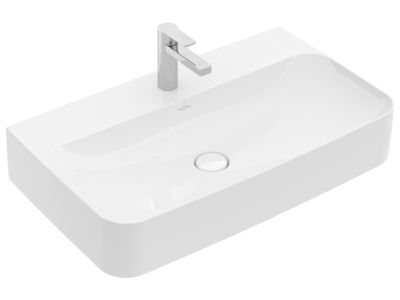 Lavoar Villeroy & Boch Finion 80x47cm, fara preaplin, alb