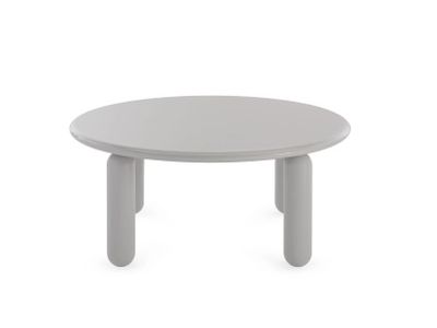 Masuta Kartell Undique Mas design Patricia Urquiola, 85x85x30cm, baza lemn, top MDF, gri