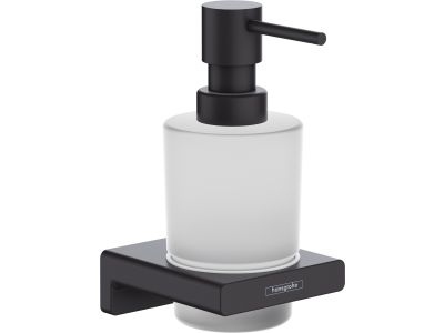 Dispenser sapun lichid Hansgrohe AddStoris, negru mat