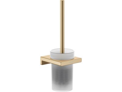 Perie wc cu suport Hansgrohe AddStoris, bronz periat EXPUS