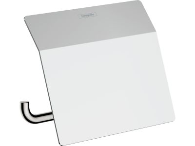 Suport hartie igienica cu aparatoare Hansgrohe AddStoris, crom