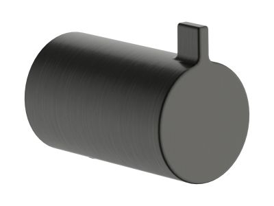 Cuier baie Hansgrohe AddStoris S, negru periat