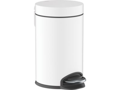 Cos cu pedala Hansgrohe AddStoris 3L, alb mat