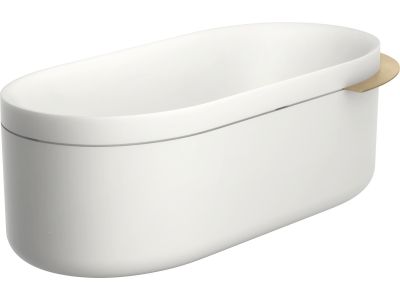Etajera pentru cada freestanding Axor Suite bronz periat