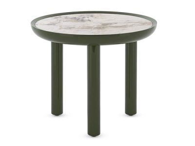 Masuta Kartell K-Top design Rodolfo Dordoni, d 60cm, h 50cm, Symphonie Green