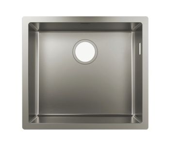 Chiuveta bucatarie Hansgrohe S719-U450 cu 1 cuva, 500x450mm, montare sub-blat, inox