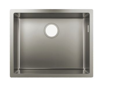 Chiuveta bucatarie Hansgrohe S719-U500 cu 1 cuva, 550x450mm, montare sub-blat, inox