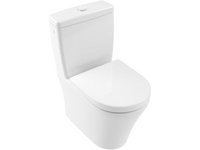Vas WC Villeroy & Boch O.Novo Compact, DirectFlush back-to-wall 61x36cm, Alb Alpin