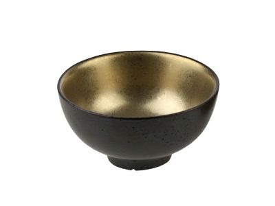 Bol cereale Deko Senso Ceylon 11.5cm, portelan, negru