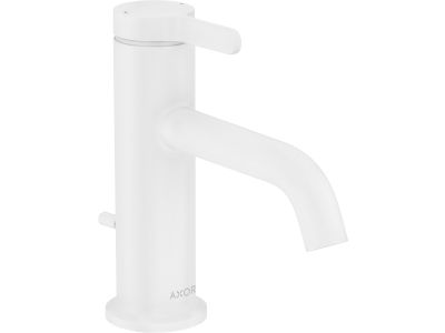 Baterie lavoar Axor ONE 70, ventil pop-up, alb mat