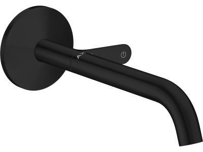 Baterie lavoar Axor ONE Select cu pipa 220mm, montaj incastrat, necesita corp ingropat, negru mat