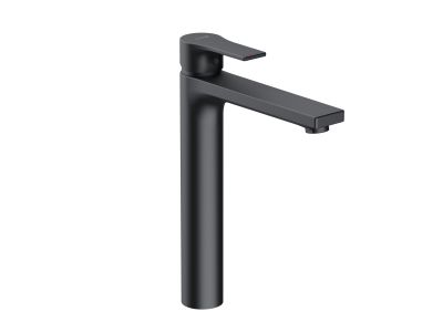 Baterie lavoar Kludi Zenta SL pentru lavoare tip bol, fara ventil, negru mat
