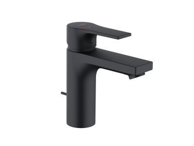 Baterie lavoar Kludi Zenta SL 100 Ecoplus, ventil pop-up, negru mat