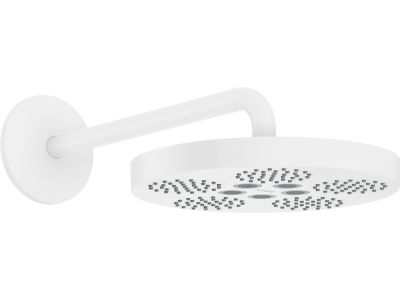 Palarie de dus Axor ONE 280 1 jet si brat de perete 390mm, alb mat