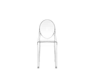 Set 2 scaune Kartell Victoria Ghost design Philippe Starck, transparent