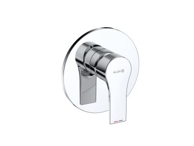 Baterie dus Kludi Zenta SL cu montaj incastrat, necesita corp ingropat Slim.Boxx, crom