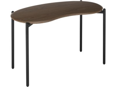 Masa Kartell Lunat design Patricia Urquiola, 119x59x73cm, blat furniruit, Walnut Black