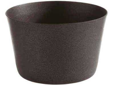 Bol inox cu pereti dubli Paderno Ethnic Cuisine, d8.5cm, h 5.5cm, negru