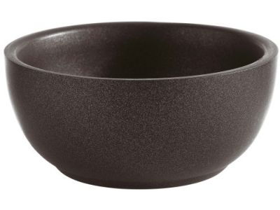 Bol inox cu pereti dubli Paderno Ethnic Cuisine, d9.5cm, h 4.2cm, negru