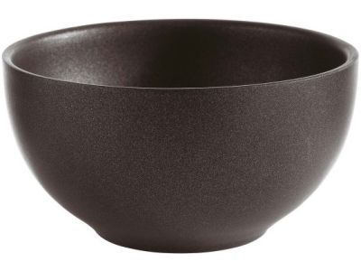 Bol inox cu pereti dubli Paderno Ethnic Cuisine, d12cm, h 6.2cm, negru