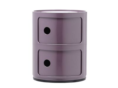 Comoda modulara Kartell Componibili 2 design Anna Castelli Ferrieri, mov