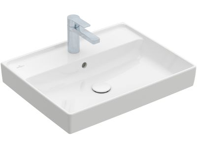 Lavoar Villeroy & Boch Collaro 60x47cm, finisat suplimentar, alb